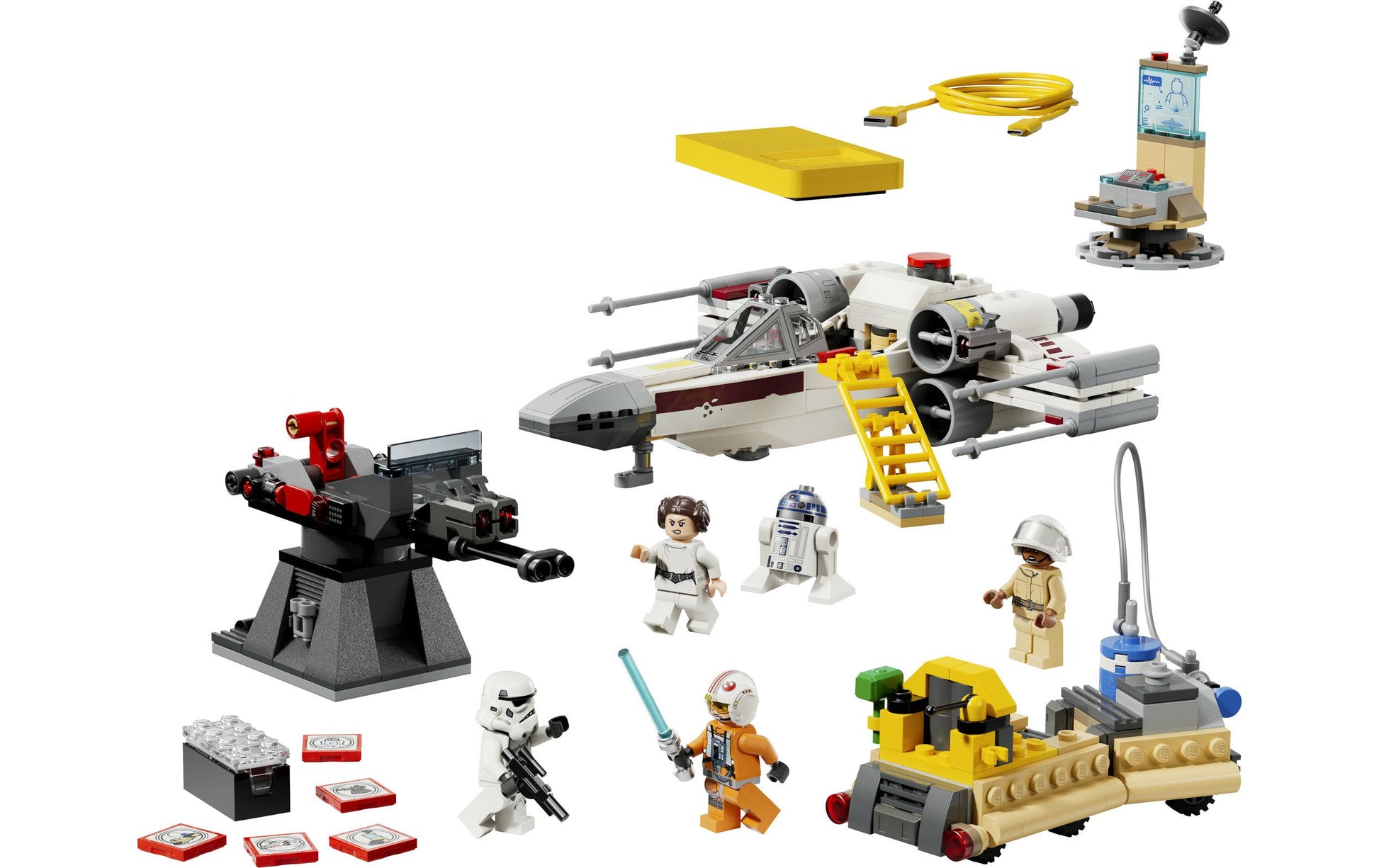 LEGO 75423 Bauset Star Wars – Lukes Rot Fünf X-Wing – 581-teilig – ab 6 Jahren