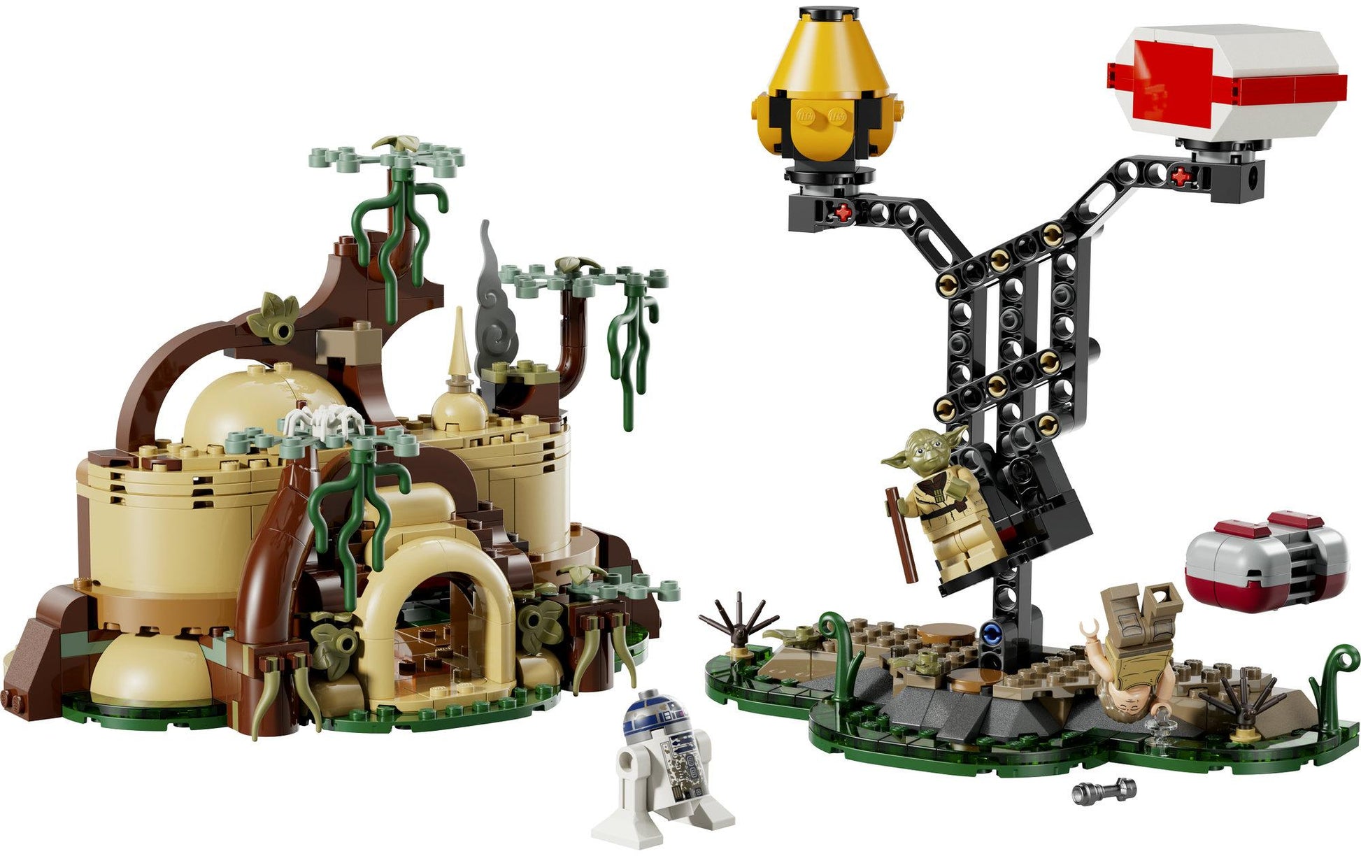 LEGO Bauset Jedi-Training an Yodas Hütte – Star Wars – 440-teilig – 20 × 15 × 16 cm – ab 8 J.