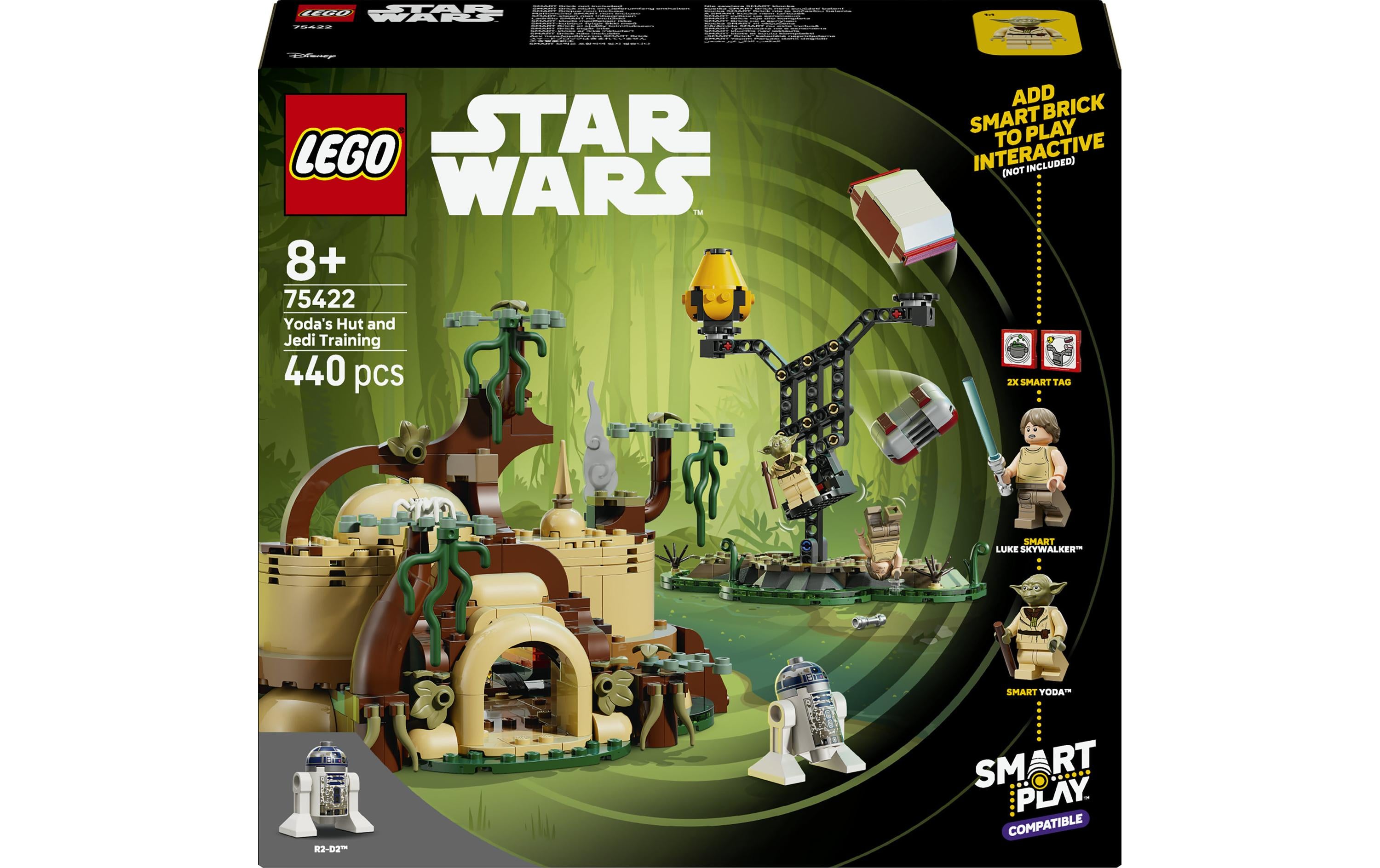 LEGO Bauset Jedi-Training an Yodas Hütte – Star Wars – 440-teilig – 20 × 15 × 16 cm – ab 8 J.
