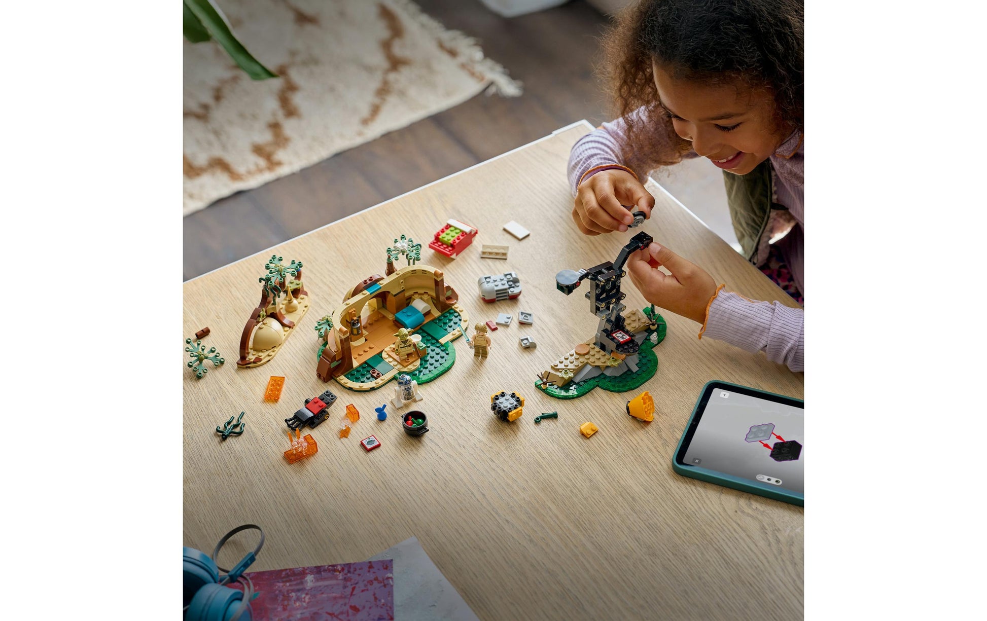 LEGO Bauset Jedi-Training an Yodas Hütte – Star Wars – 440-teilig – 20 × 15 × 16 cm – ab 8 J.