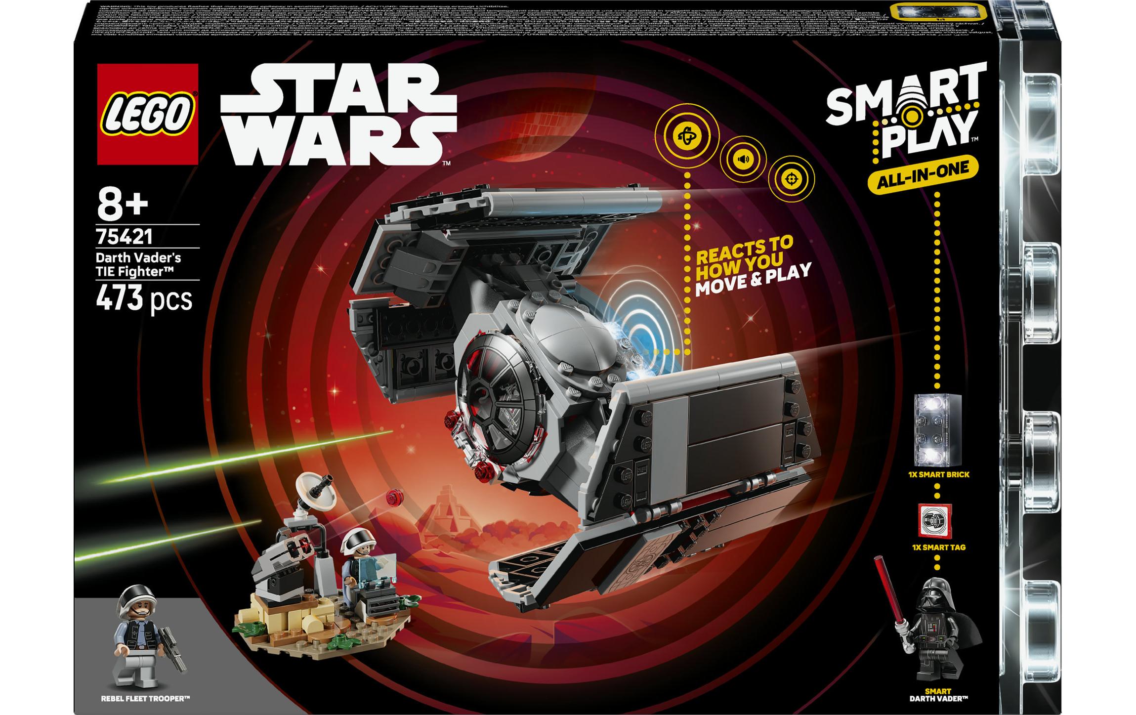 LEGO Bauset Darth Vaders TIE Fighter (75421) – Star Wars – 473-teilig – ab 8 Jahren