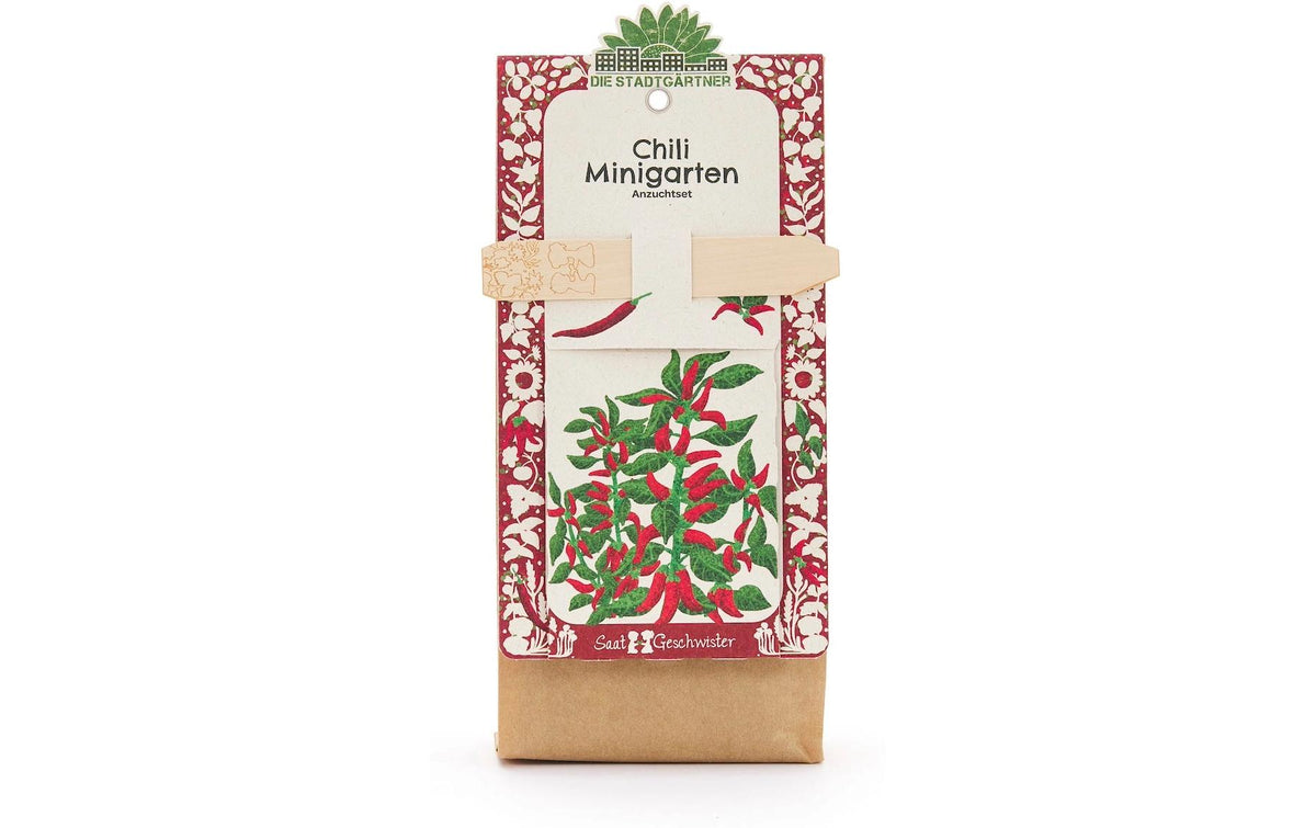 Die stadtgärtner Anzuchtsset – Chili, Bio – beige