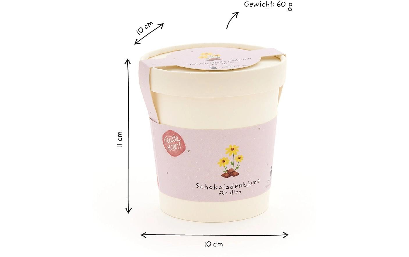 Die stadtgärtner Blumengruss-Becher – Pflanzen & Saatgut – Mehrfarbig