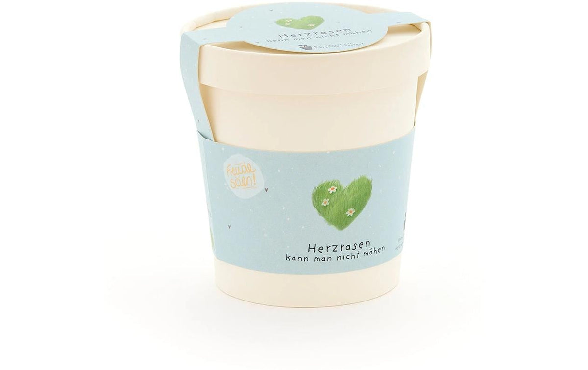 Die stadtgärtner Blumengruss-Becher – für Hochzeitstag, Liebe & Valentinstag – Mehrfarbig