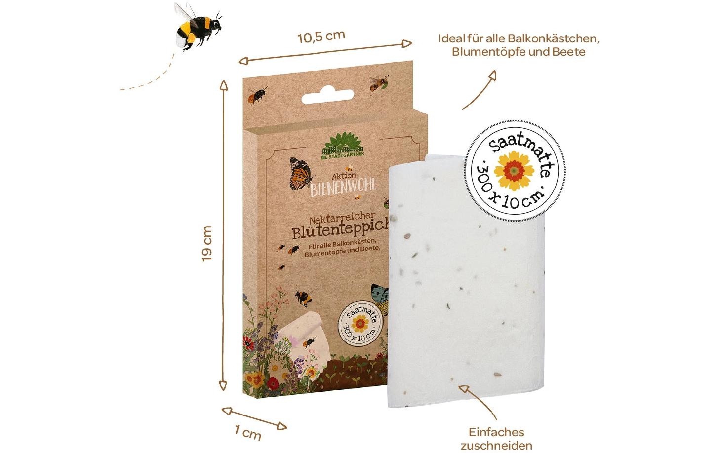 Die stadtgärtner Blütenteppich – Bienenwohl – Pflanzen & Saatgut, Mehrfarbig