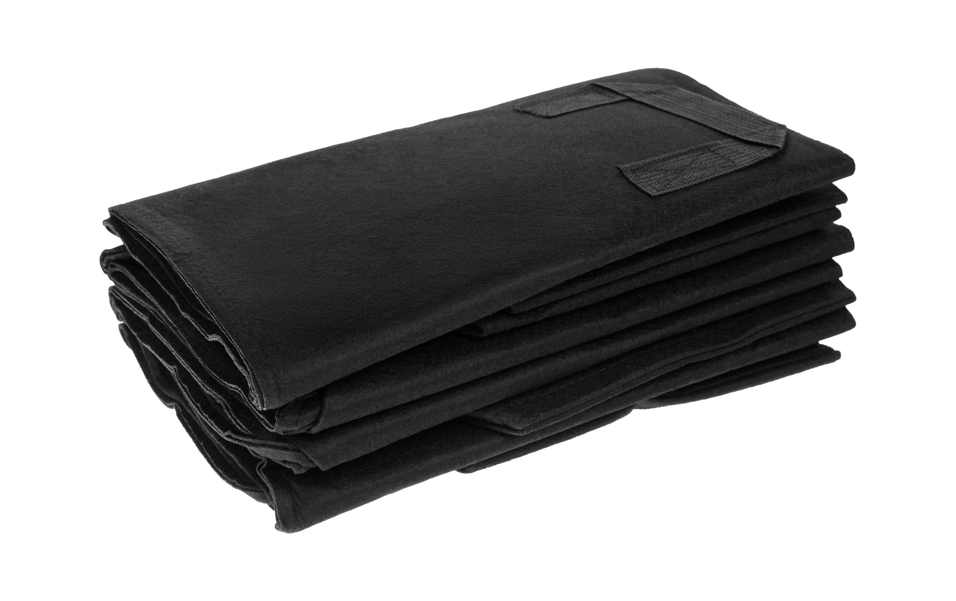 Struct Pflanzentasche – Ø 35 × 30 cm, 4-teilig – Filz, grau