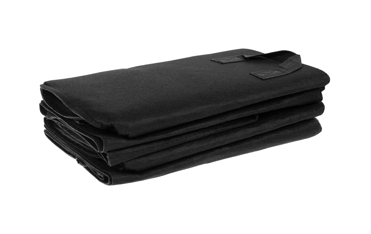 Struct Runde Pflanzentasche Ø 40 cm × 35 cm, Filz, Grau, für Aussenbereich, Balkon, Garten