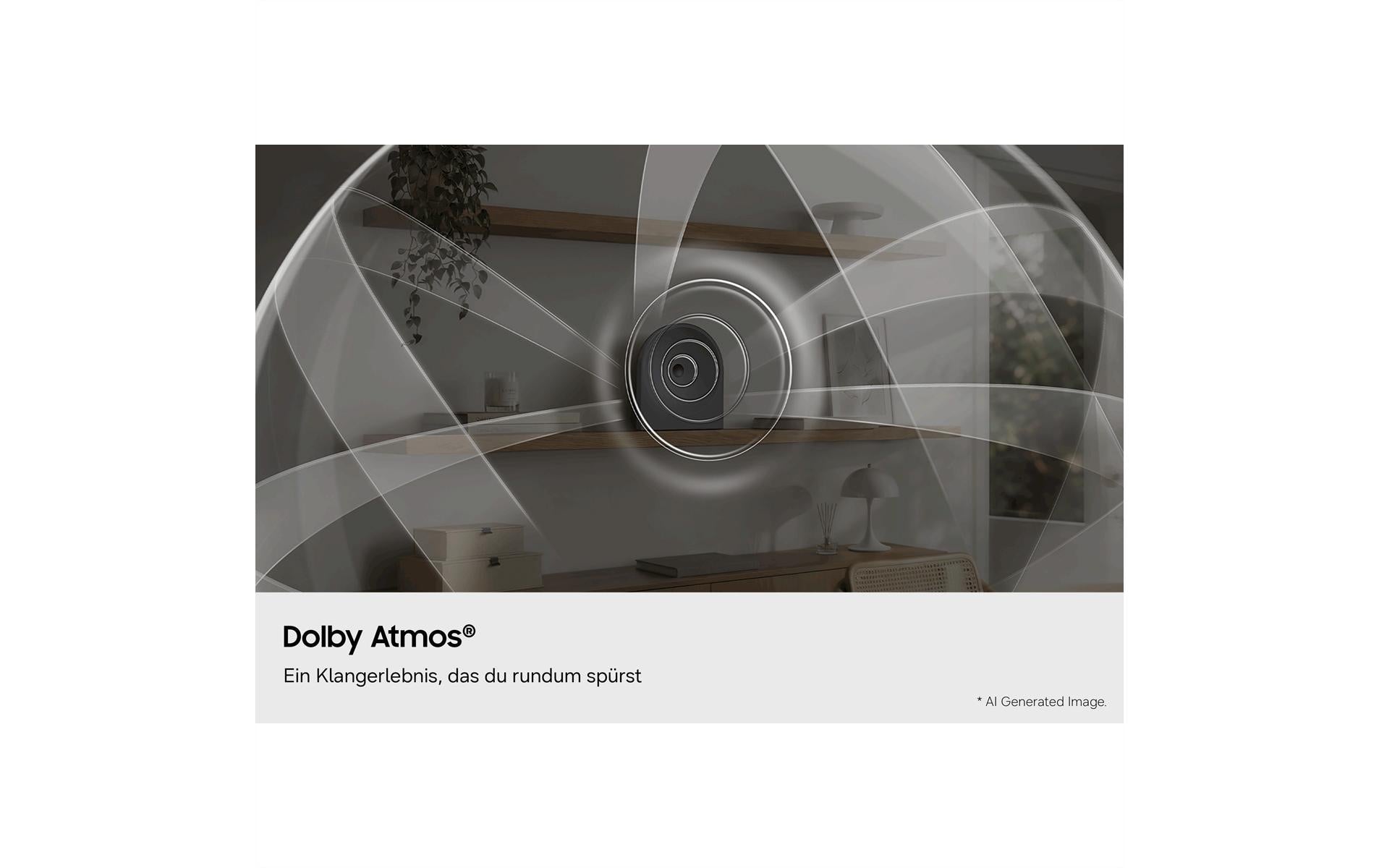 Samsung HW-LS50H – Soundbar – 2.0, Dolby Atmos/Dolby Digital Plus, 70 W – Schwarz