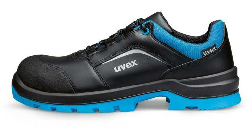 Uvex 2 xenova Sicherheits-Halbschuhe S3 SRC – schwarz/blau – Grösse 41