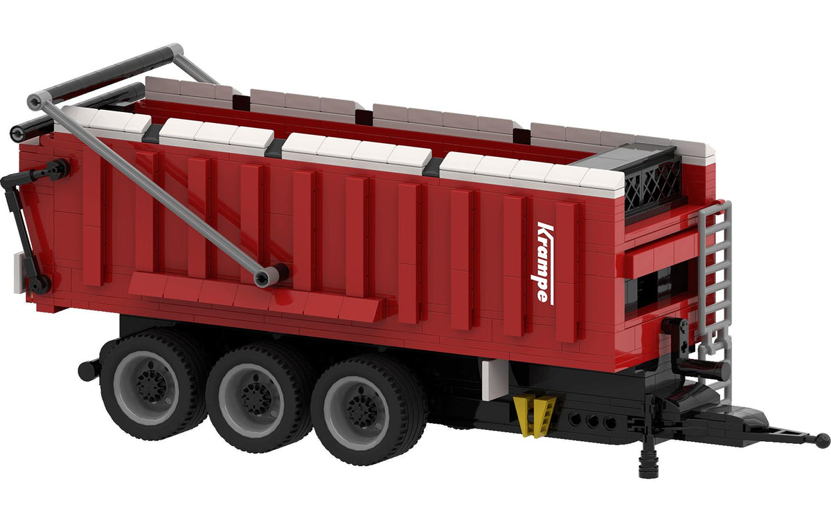 Brixies plus 3D Puzzle Baustelle – 819-teilig – 28 × 8 × 40 cm – ab 8 Jahren – ABS, rot