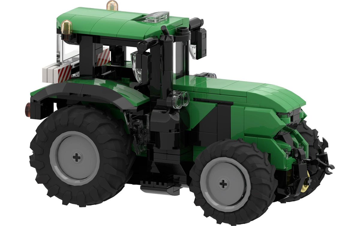 BRIXIES Plus 3D Puzzle Deutz-Fahr 6230 TTV – 398 Teile – Kunststoff – 26 × 7 × 31 cm – ab 8 Jahren – grün