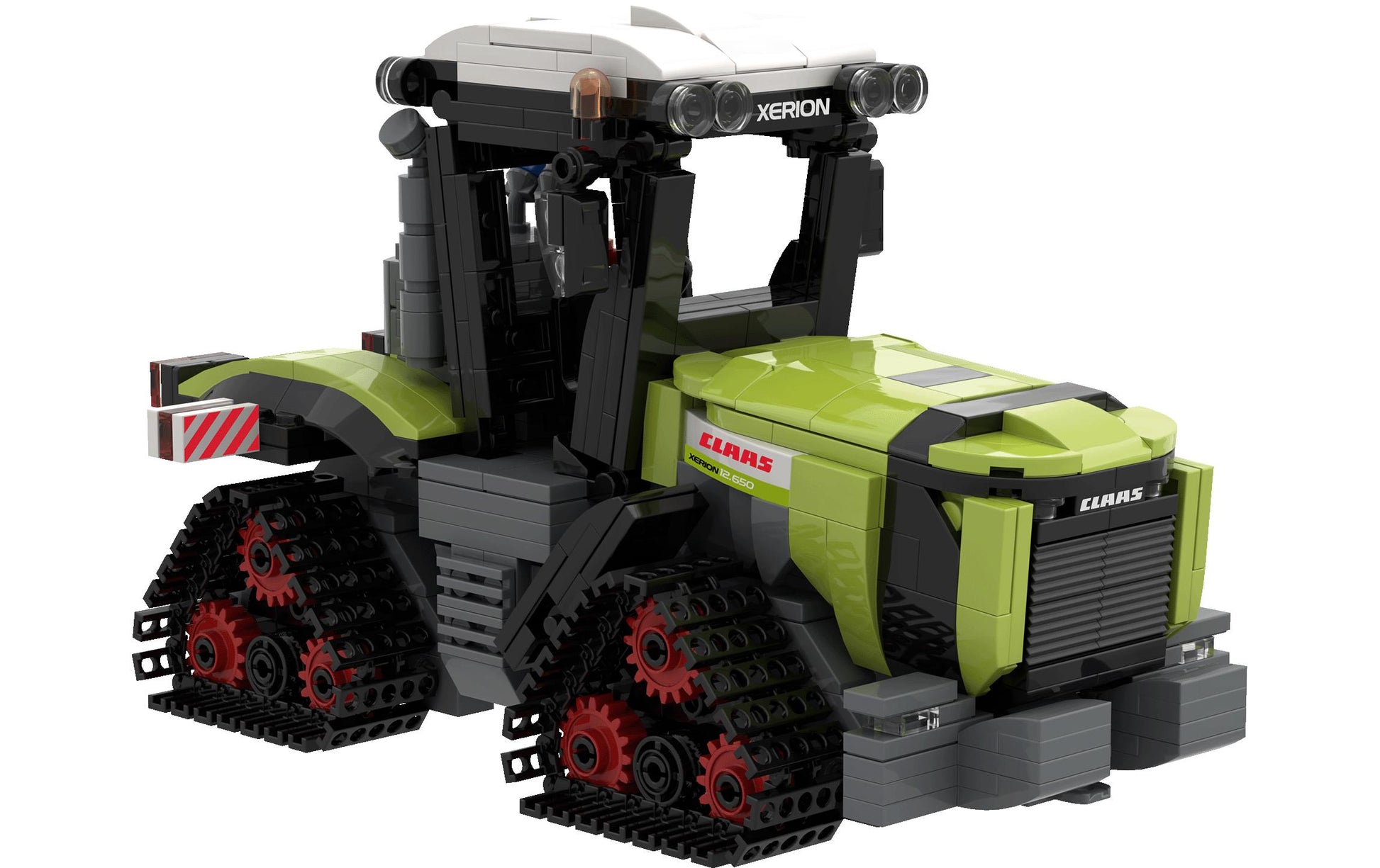 Brixies plus CLAAS JAGUAR 990 TERRA TRAC Bauspielset – 973-teilig – 28 × 12 × 42 cm – ab 8 J. – ABS – grün