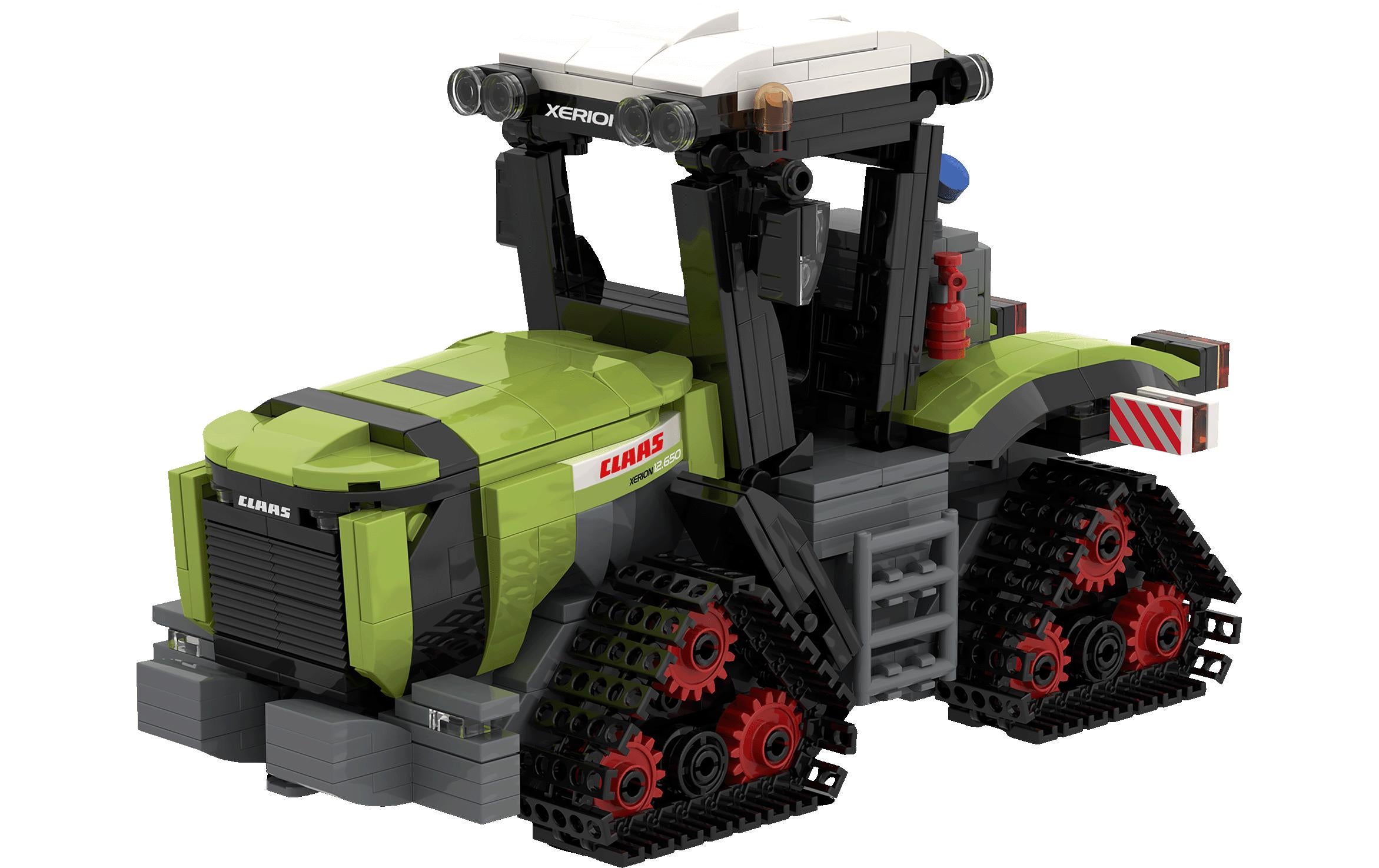 Brixies plus CLAAS JAGUAR 990 TERRA TRAC Bauspielset – 973-teilig – 28 × 12 × 42 cm – ab 8 J. – ABS – grün