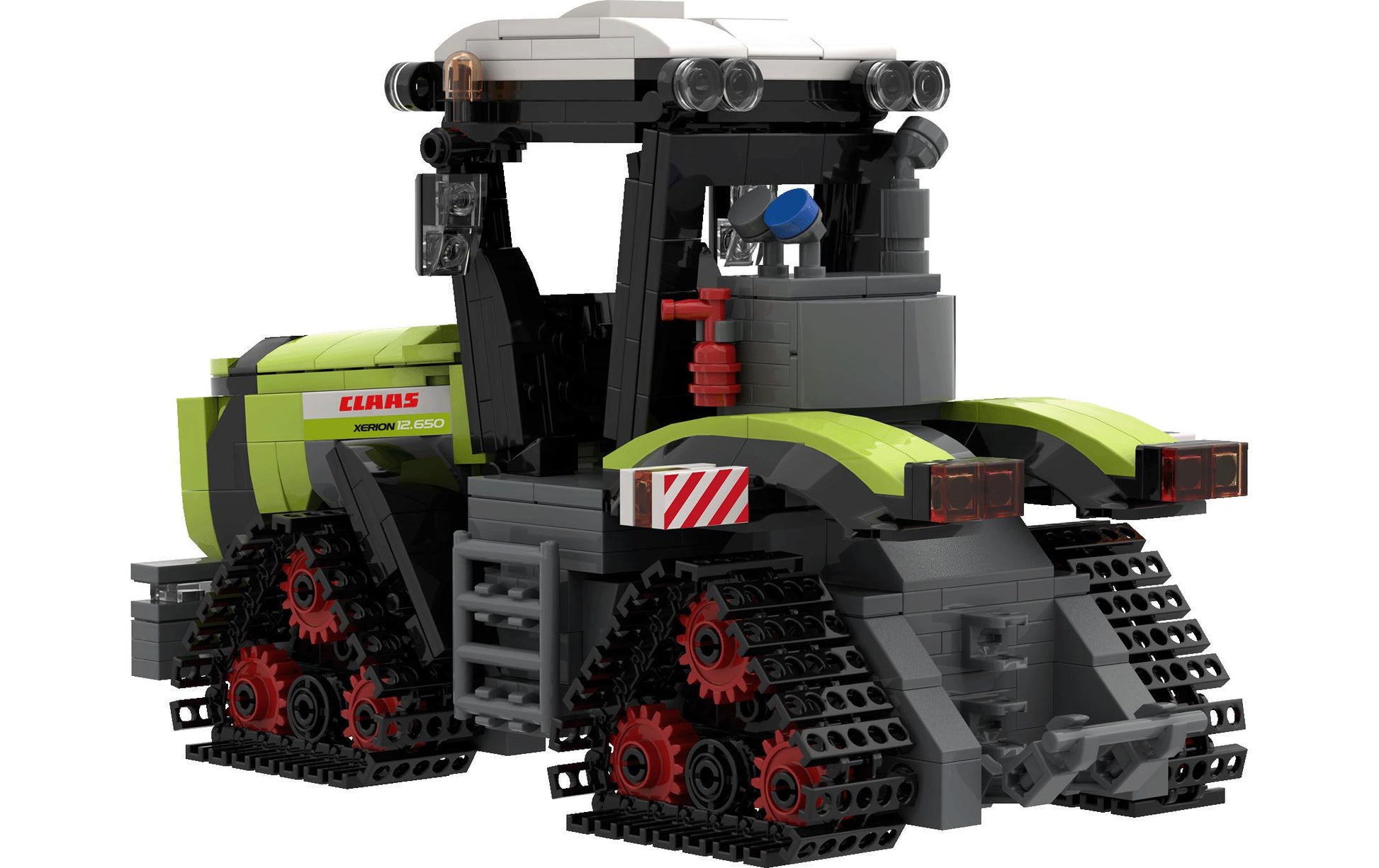 Brixies plus CLAAS JAGUAR 990 TERRA TRAC Bauspielset – 973-teilig – 28 × 12 × 42 cm – ab 8 J. – ABS – grün