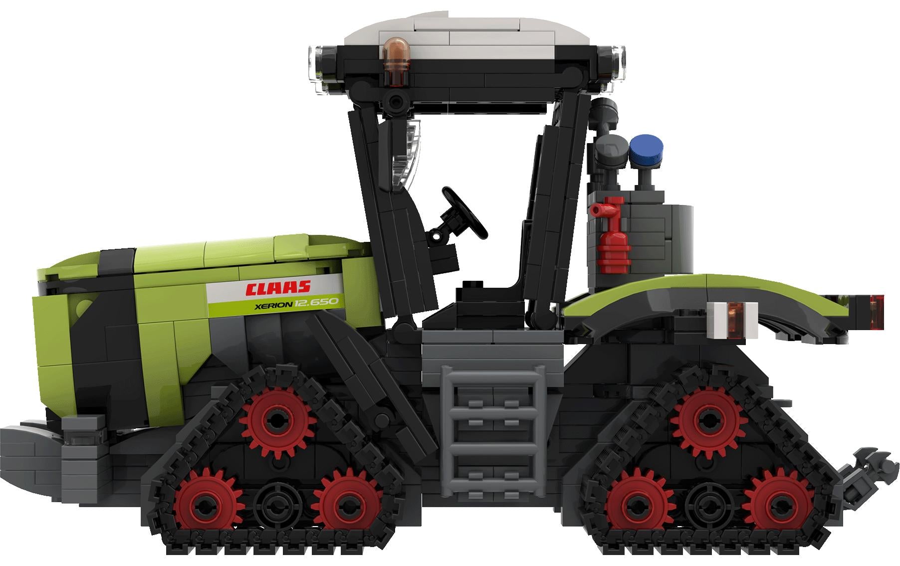 Brixies plus CLAAS JAGUAR 990 TERRA TRAC Bauspielset – 973-teilig – 28 × 12 × 42 cm – ab 8 J. – ABS – grün