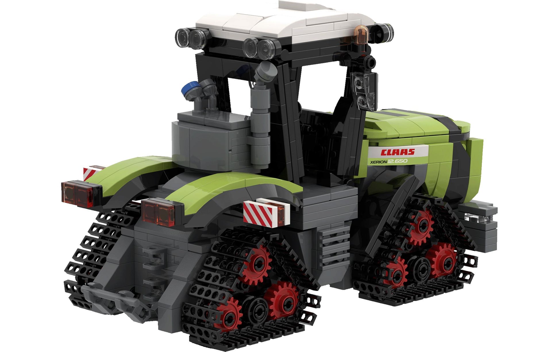 Brixies plus CLAAS JAGUAR 990 TERRA TRAC Bauspielset – 973-teilig – 28 × 12 × 42 cm – ab 8 J. – ABS – grün
