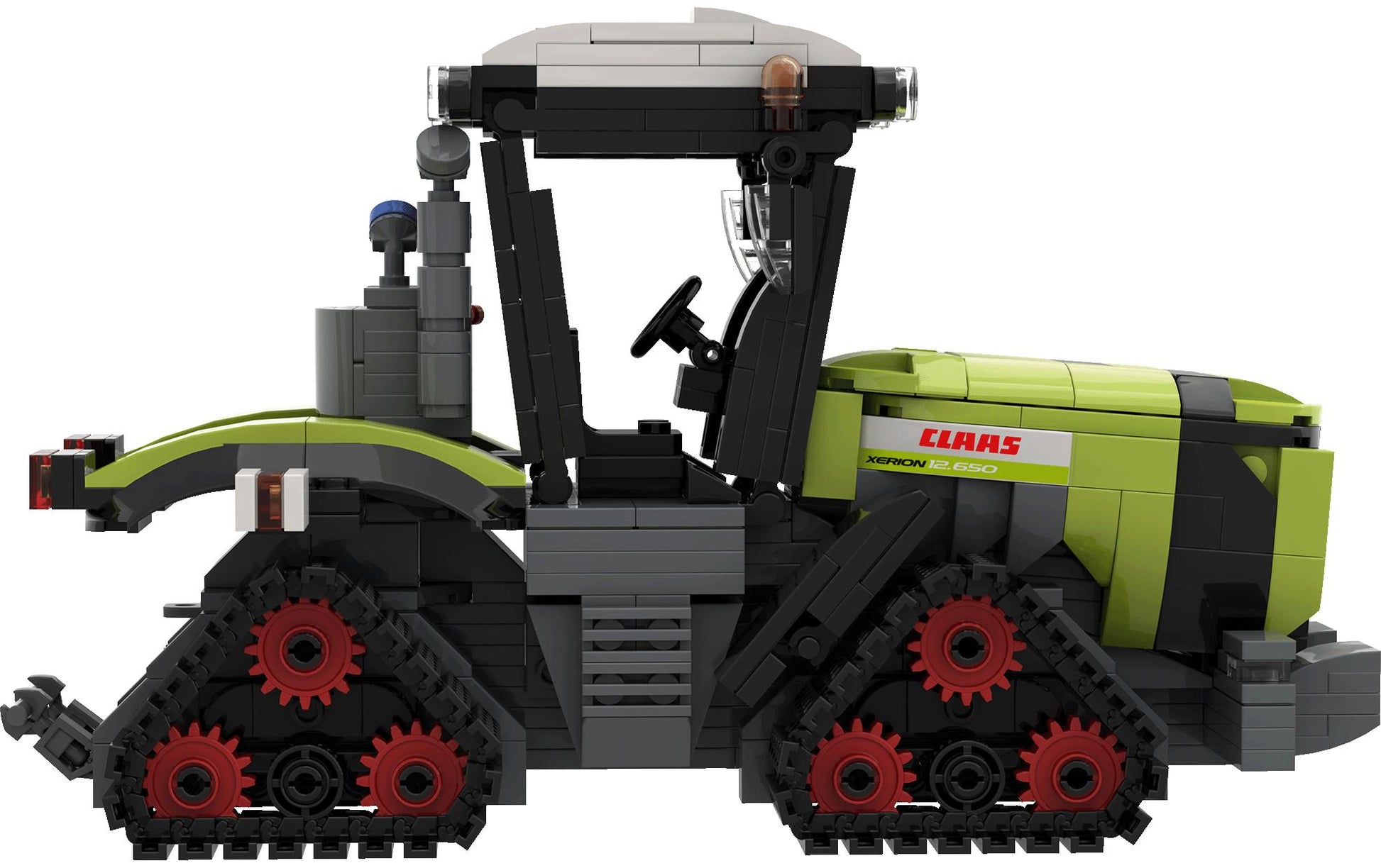 Brixies plus CLAAS JAGUAR 990 TERRA TRAC Bauspielset – 973-teilig – 28 × 12 × 42 cm – ab 8 J. – ABS – grün