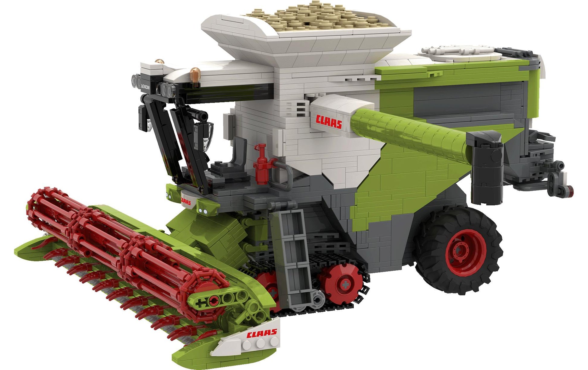 Brixies plus 3D Puzzle CLAAS LEXION 8900 TERRA TRAC – 1498 Teile – ABS – ab 8 Jahren
