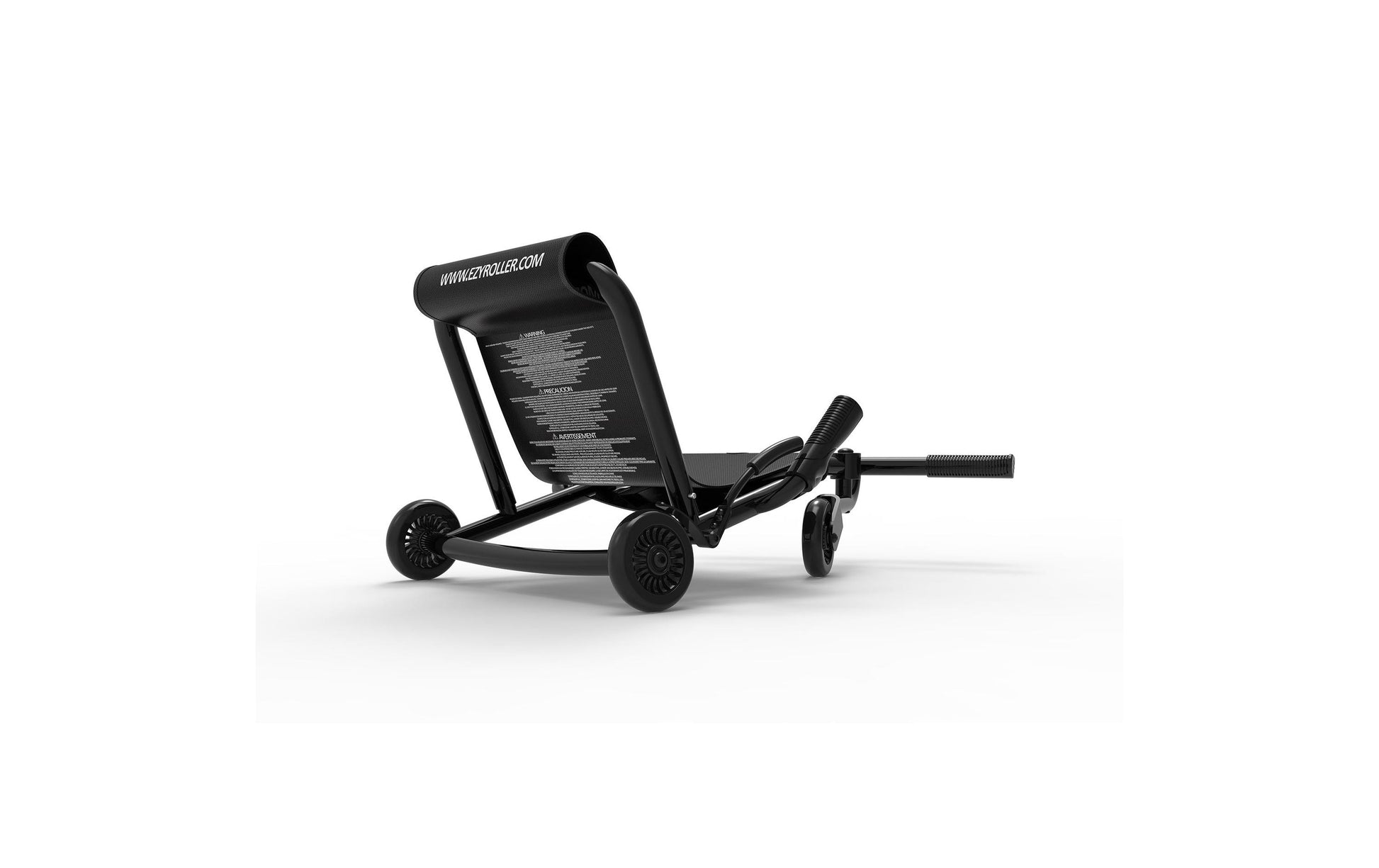 Ezyroller Classic Rutscher – mit Handbremse, belastbar bis 70 kg – 43,5 × 34,5 × 70 cm – ab 4 Jahren – schwarz