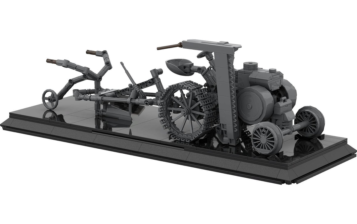 Brixies plus 3D Puzzle Fendt Dieselross 1930 (Limited Edition) – 546 Teile – 15,1×13,4×40,7 cm – ab 8 Jahren