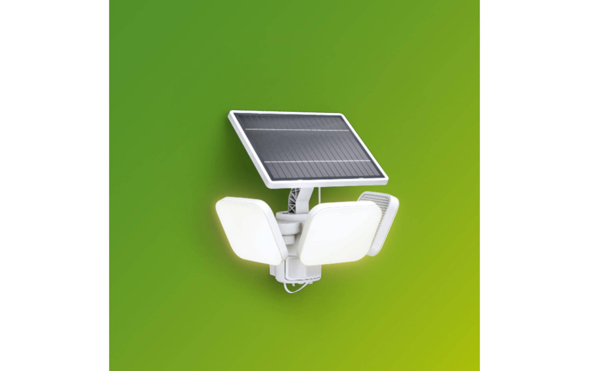 Philips by Signify Philips Aussenwandleuchte – Kaltweiss, 5000 K – IP65 – Netzbetrieb – mit Bewegungsmelder, Weiss, Kunststoff