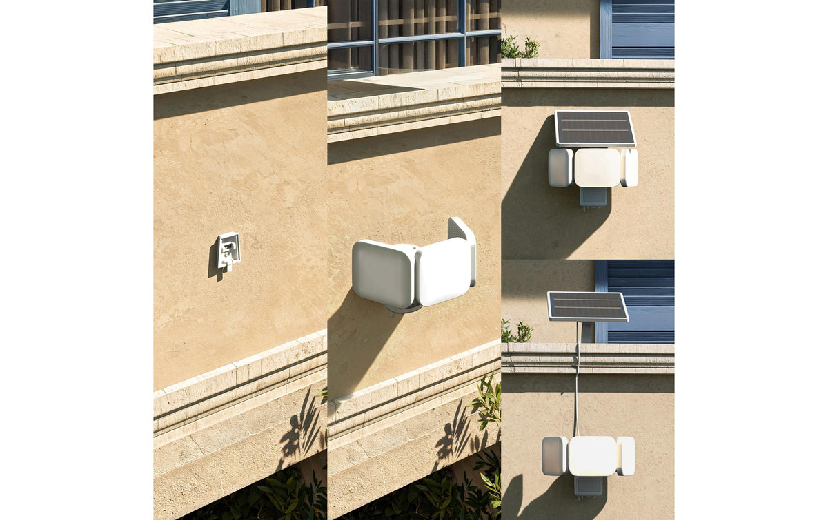 Philips by Signify Philips Aussenwandleuchte – Warmweiss, 3000 K – IP65 – Netzbetrieb – mit Bewegungsmelder – Weiss – Kunststoff