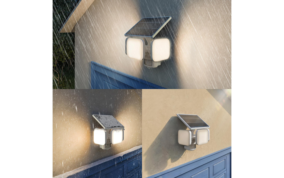 Philips by Signify Philips Aussenwandleuchte – Warmweiss, 3000 K – IP65 – Netzbetrieb – mit Bewegungsmelder – Weiss – Kunststoff