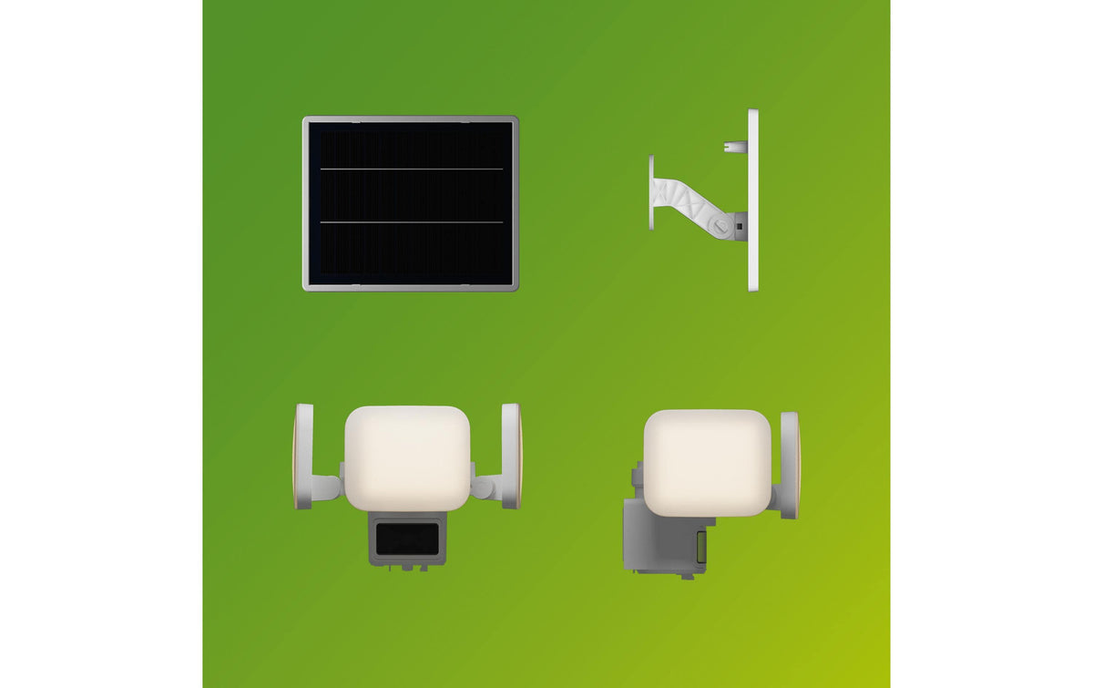 Philips by Signify Philips Aussenwandleuchte – Warmweiss, 3000 K – IP65 – Netzbetrieb – mit Bewegungsmelder – Weiss – Kunststoff