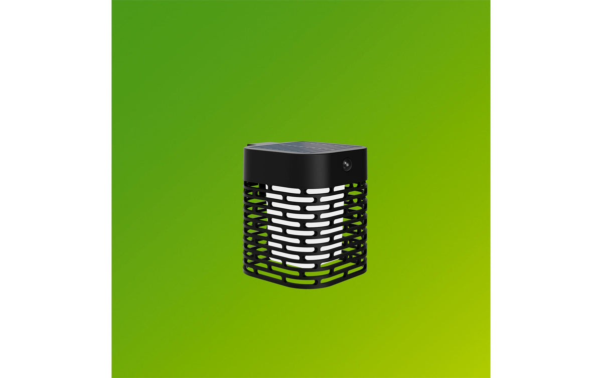 Philips by Signify Philips Aussenwandleuchte – 2700 K – IP44 – Solarbetrieb – mit Bewegungsmelder – Schwarz – Kunststoff