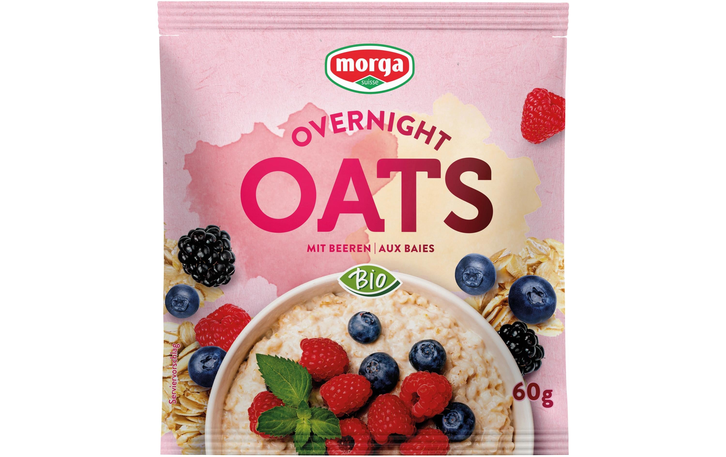 Morga Oats Bio Müesli – mit Beeren, bio, vegan – 64 g