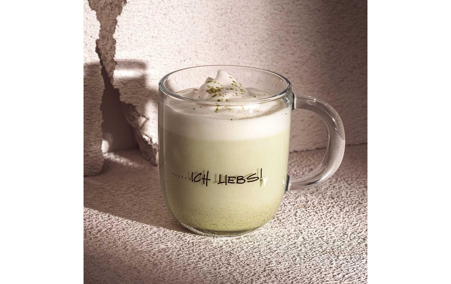LEONARDO Kaffeetasse – 400 ml, Ø 8,7 cm, Glas, Mehrfarbig, spülmaschinenfest