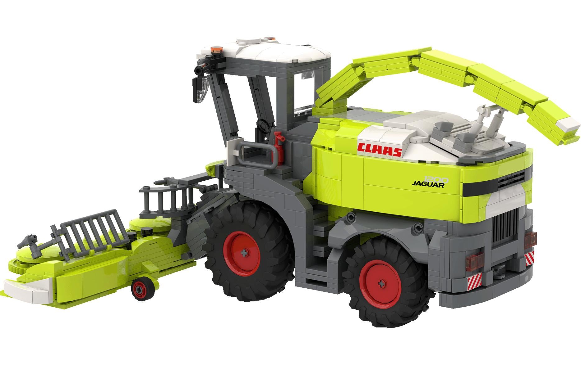 Brixies plus JAGUAR 1200 Fahrzeug – 1076-teilig – 32,7 × 16,9 × 33,4 cm – ab 8 Jahren – Kunststoff, grün