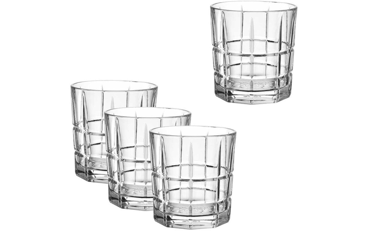 Leonardo Trinkglas – 4er Set, 350 ml, Ø 9 cm, H 9,5 cm, Glas, Transparent, spülmaschinenfest