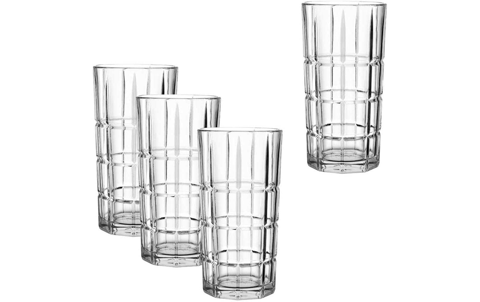 LEONARDO Trinkglas Spiritii Nova – 4er Set, 400 ml, Ø 7,6 cm, H 15,0 cm, Glas, Transparent
