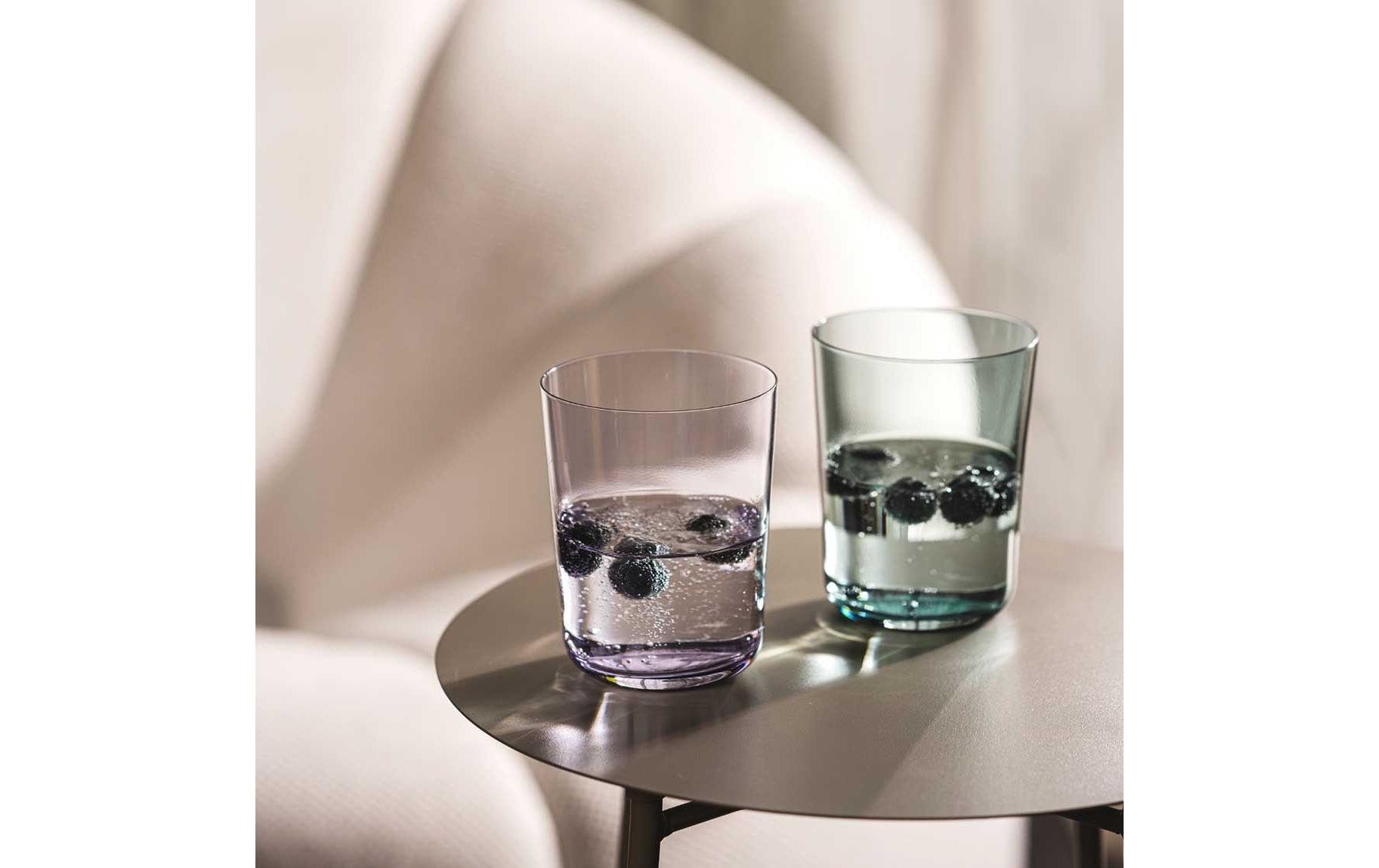 LEONARDO Trinkglas – 4er Set, 240 ml, Ø 7,8 cm, Glas, Violett