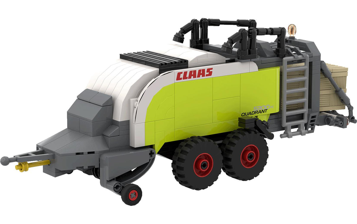 Brixies plus 3D Puzzle Claas QUADRANT 5300 FC – 451 Teile – Kunststoff – 9,7 × 10,4 × 29,4 cm – ab 8 Jahren – grün