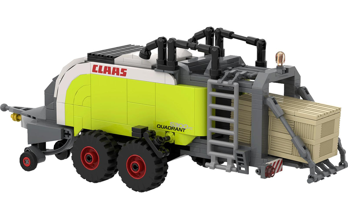 Brixies plus 3D Puzzle Claas QUADRANT 5300 FC – 451 Teile – Kunststoff – 9,7 × 10,4 × 29,4 cm – ab 8 Jahren – grün