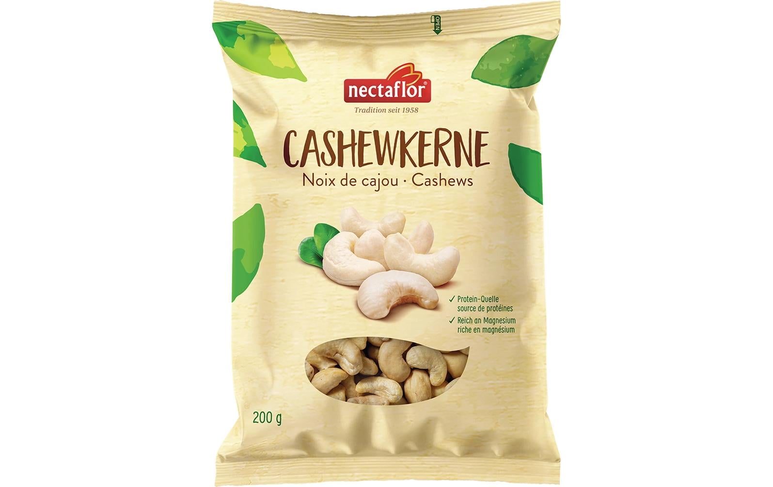 Nectaflor Cashewkerne – vegan – 200 g