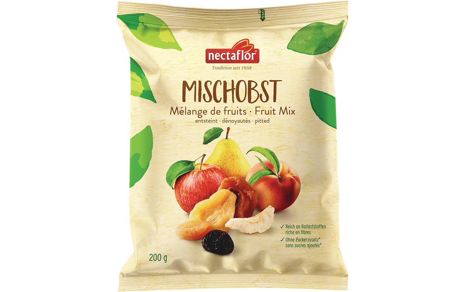 Nectaflor Mischobst, glutenfrei, vegan – 200 g