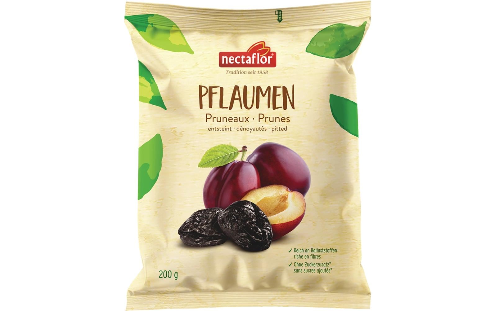 Nectaflor Entsteinte Pflaumen – 200 g