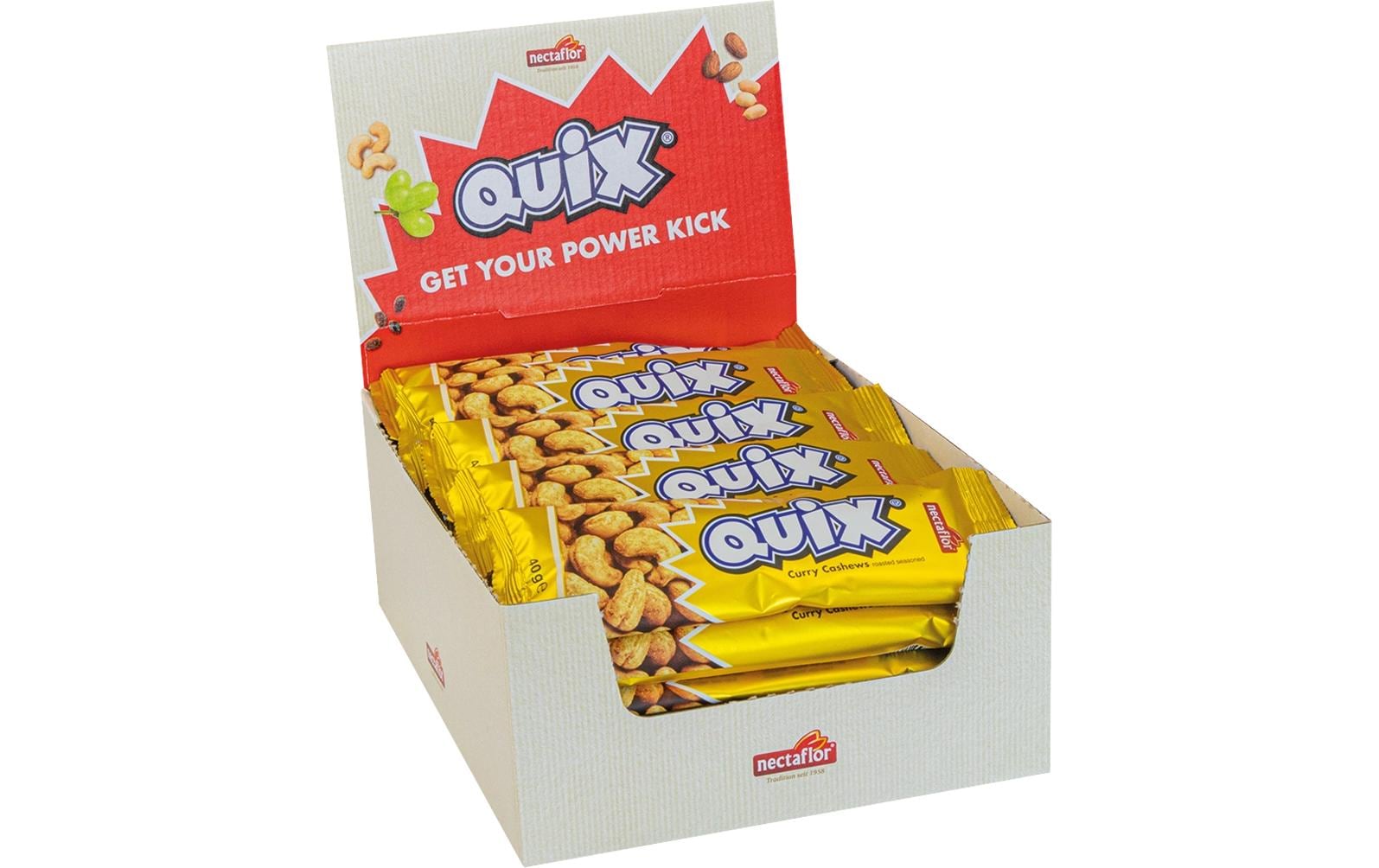 Nectaflor Quix Cashews – Curry – 25 × 40 g