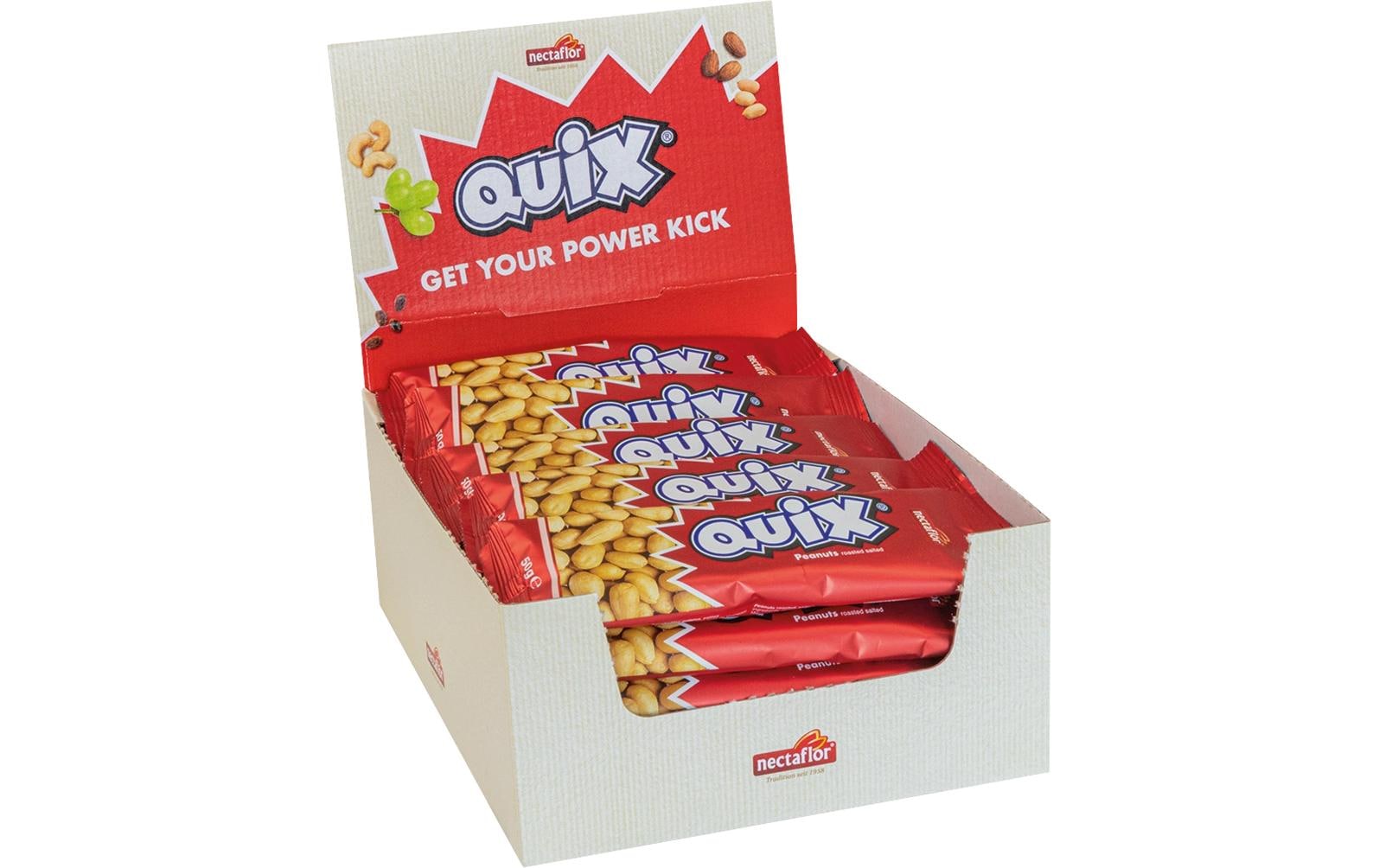 Nectaflor Quix Erdnüsse – geröstet & gesalzen – 25 × 40 g