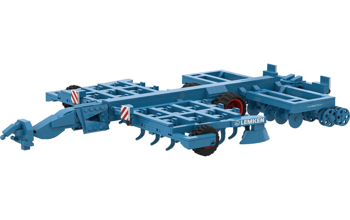 BRIXIES Plus Lemken Karat 12 – Fahrzeug – 775-teilig – 27,7 × 17,9 × 47,4 cm – ab 8 Jahren – Kunststoff – Blau
