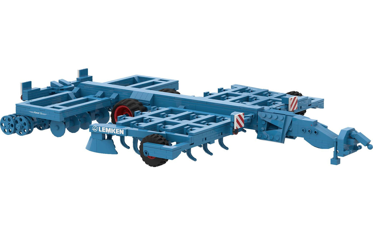 BRIXIES Plus Lemken Karat 12 – Fahrzeug – 775-teilig – 27,7 × 17,9 × 47,4 cm – ab 8 Jahren – Kunststoff – Blau