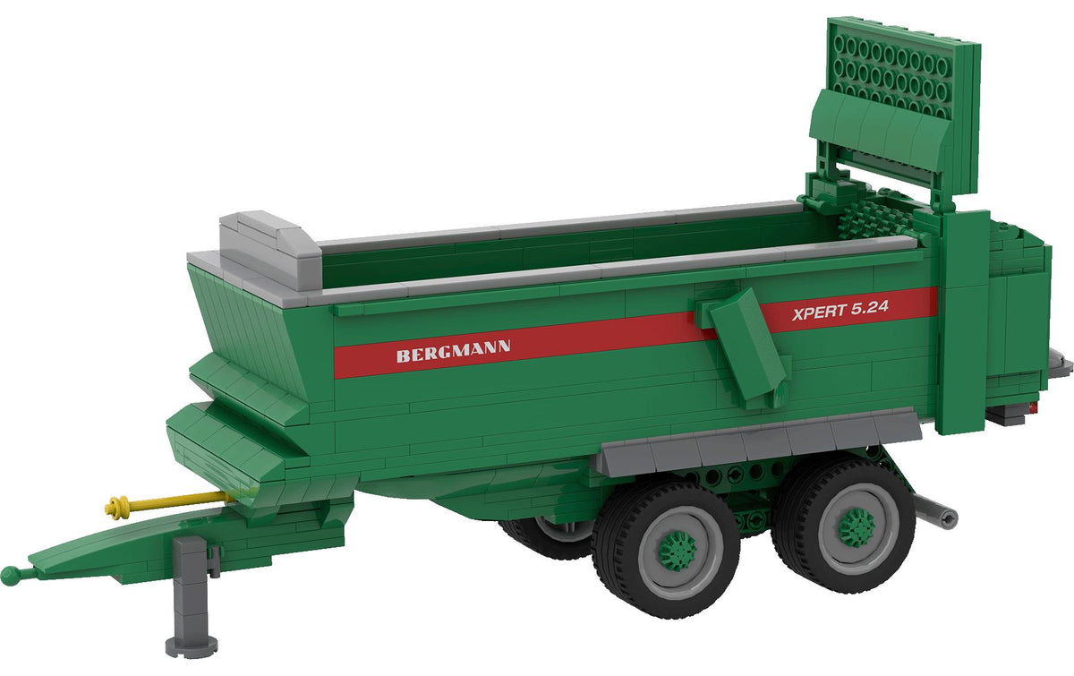 BRIXIES Plus Bergmann Streuer Xpert 5-24 Fahrzeug (Spielzeug) – 580-teilig – 10,1 × 17,3 × 36,2 cm – ab 8 J.