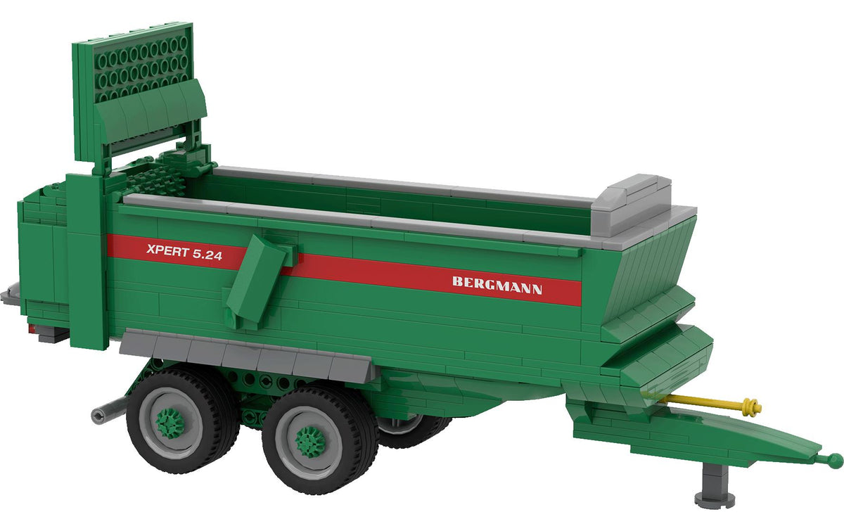 BRIXIES Plus Bergmann Streuer Xpert 5-24 Fahrzeug (Spielzeug) – 580-teilig – 10,1 × 17,3 × 36,2 cm – ab 8 J.