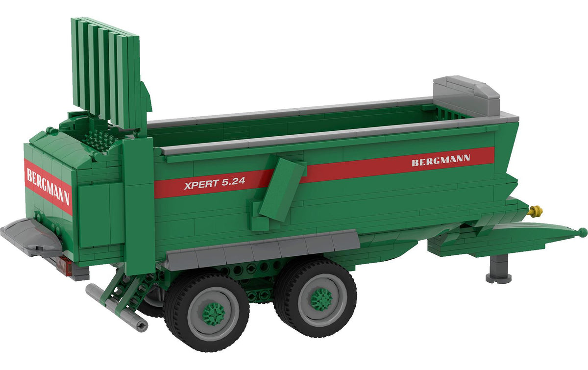 BRIXIES Plus Bergmann Streuer Xpert 5-24 Fahrzeug (Spielzeug) – 580-teilig – 10,1 × 17,3 × 36,2 cm – ab 8 J.
