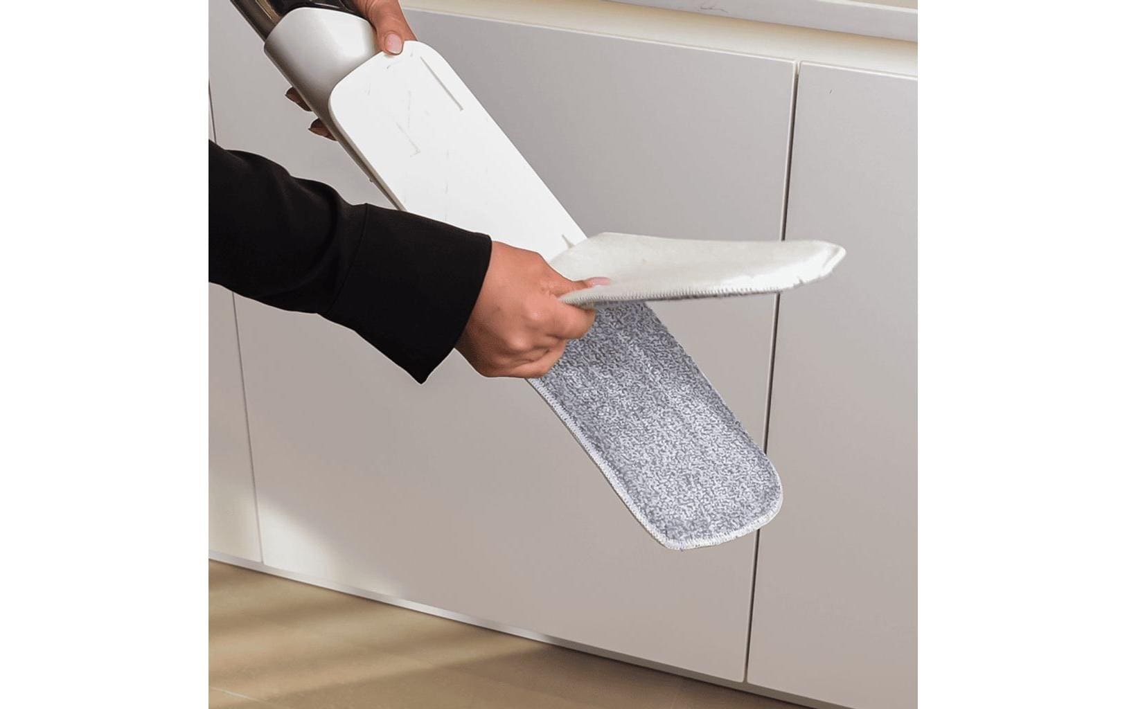 CREaCLEAN Universal Wischbezug – 2 Stk. – Mikrofaser (PES) – 14,0 × 42,0 × 1,0 cm