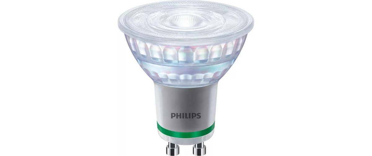 Philips by Signify Philips LED-Leuchtmittel GU10 Reflektor – Warmweiss 2700 K, 215 lm, 1,2 W, 36° – 6 Stk. – Klar