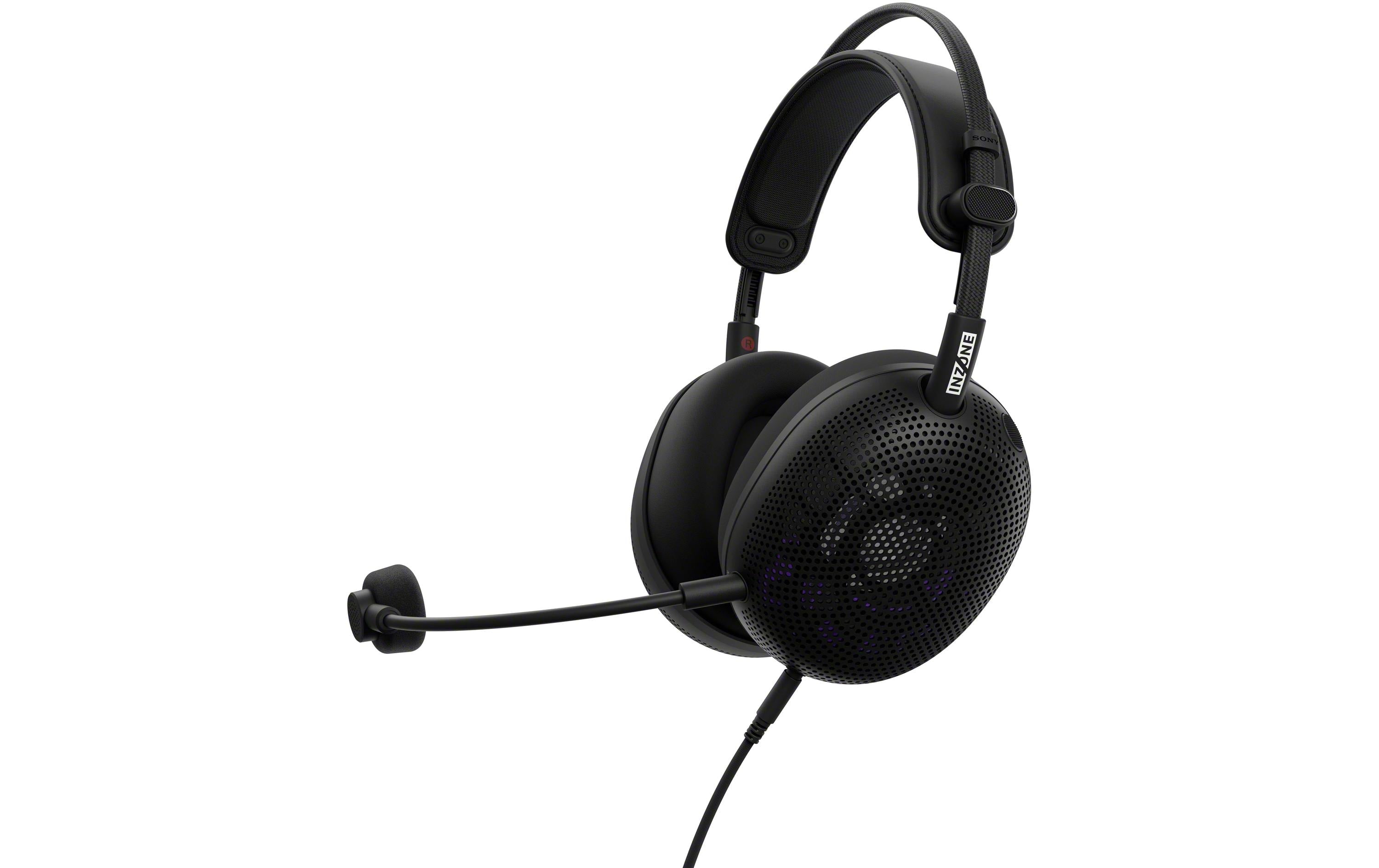 Sony INZONE H6 Air Gaming-Headset – Over-Ear, Stereo, 3,5 mm Klinke, BT, USB-C, für PC, PS5, Schwarz